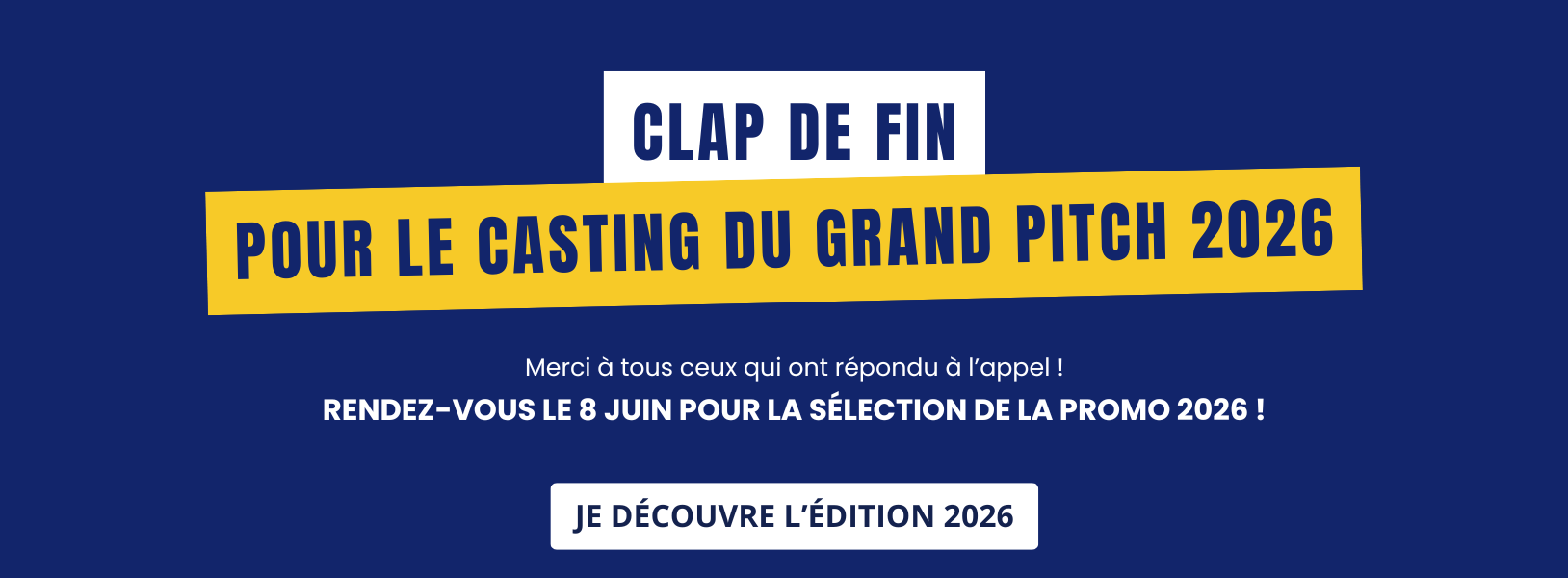 BANNIERE CLOTURE CASTING